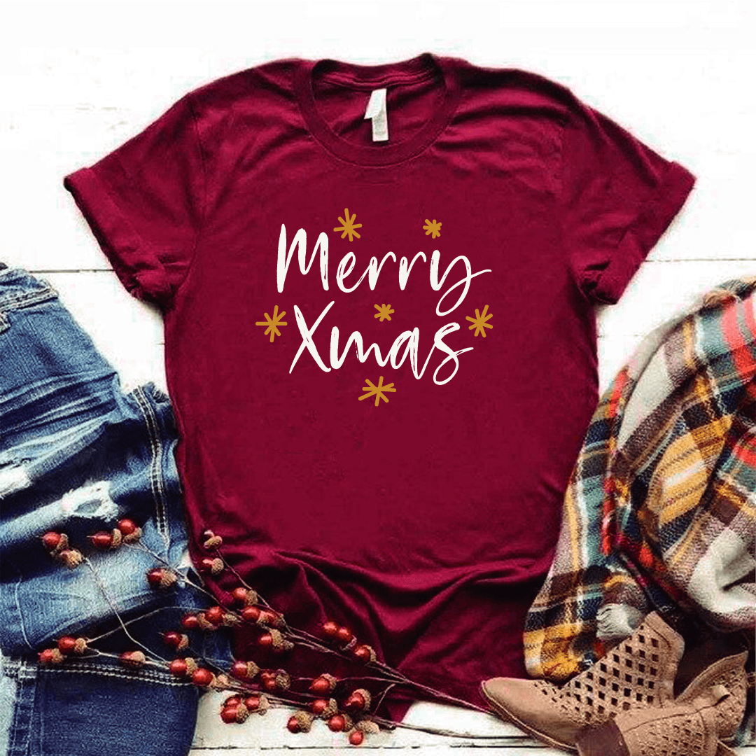 Camisa estampada tipo T-shirt (NAVIDAD) Merry xmas 2 — foto 6