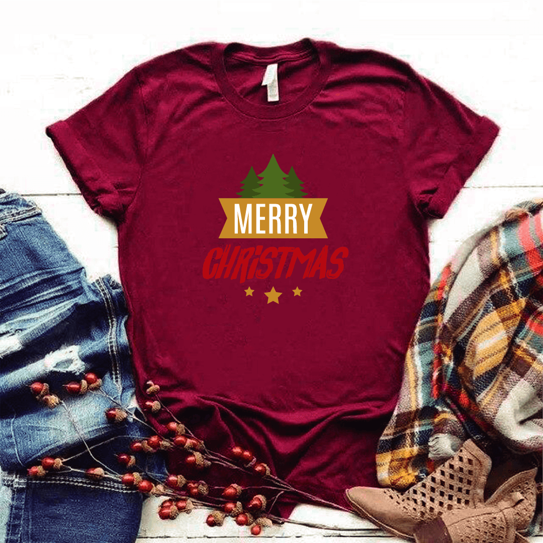 Camisa estampada tipo T-shirt (NAVIDAD) Merry Christmas — foto 6