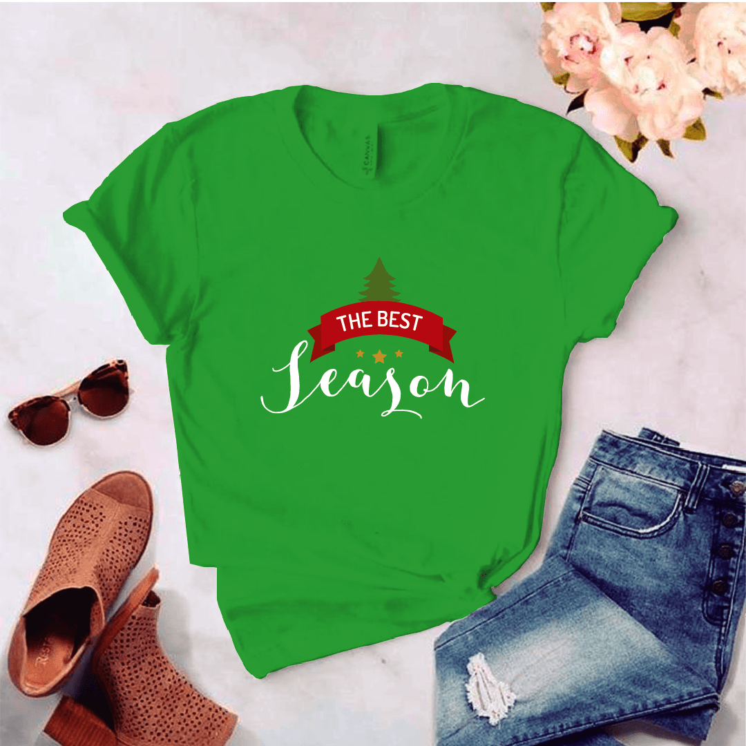 Camisa estampada tipo T-shirt (NAVIDAD) The best season — foto 8