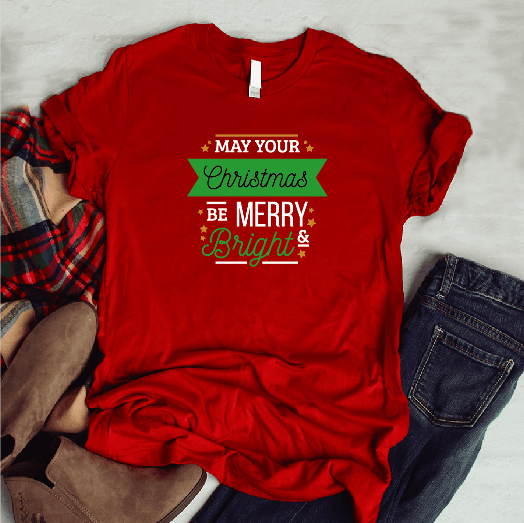 Camisa estampada tipo T-shirt (NAVIDAD) May your christmas — foto 8