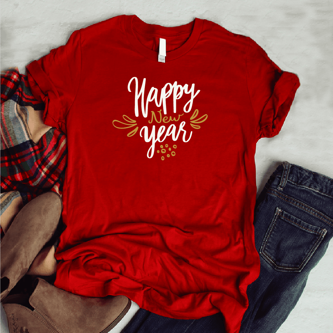 Camisa estampada tipo T-shirt (NAVIDAD) Happy new year — foto 8