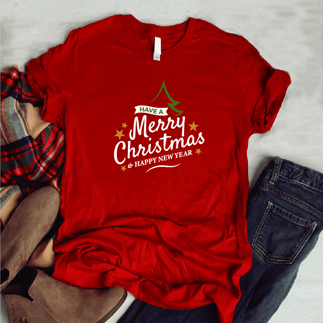 Camisa estampada tipo T-shirt (NAVIDAD) Have a merry christmas — foto 8