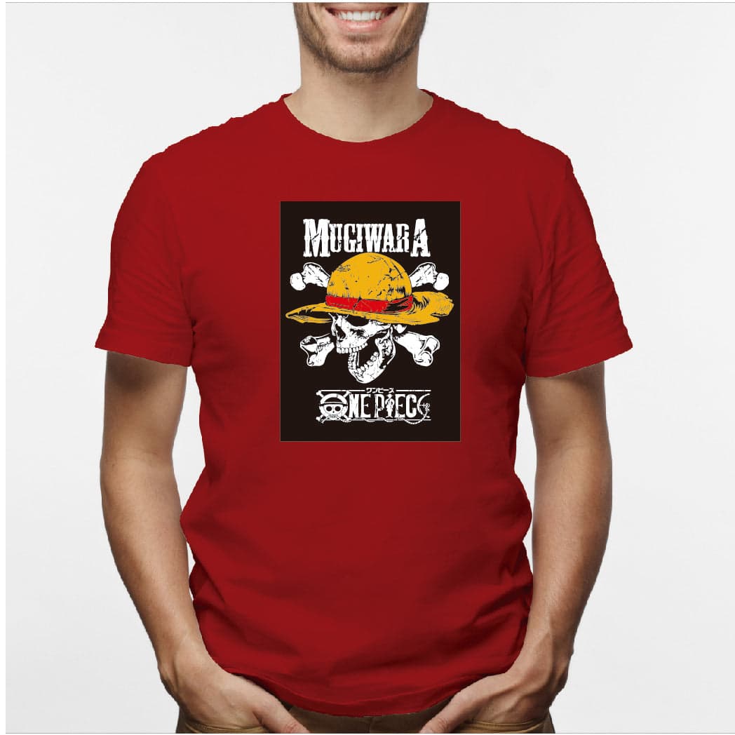 Camisa estampada en algodón para hombre tipo T-shirt Mugiwara One Pieces — foto 1