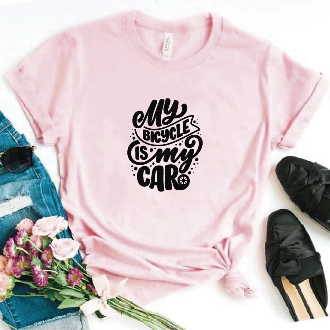 Camisa estampada tipo T- shirt My Bicycle is my Car (Mi bicicleta es mi carro) — foto 7