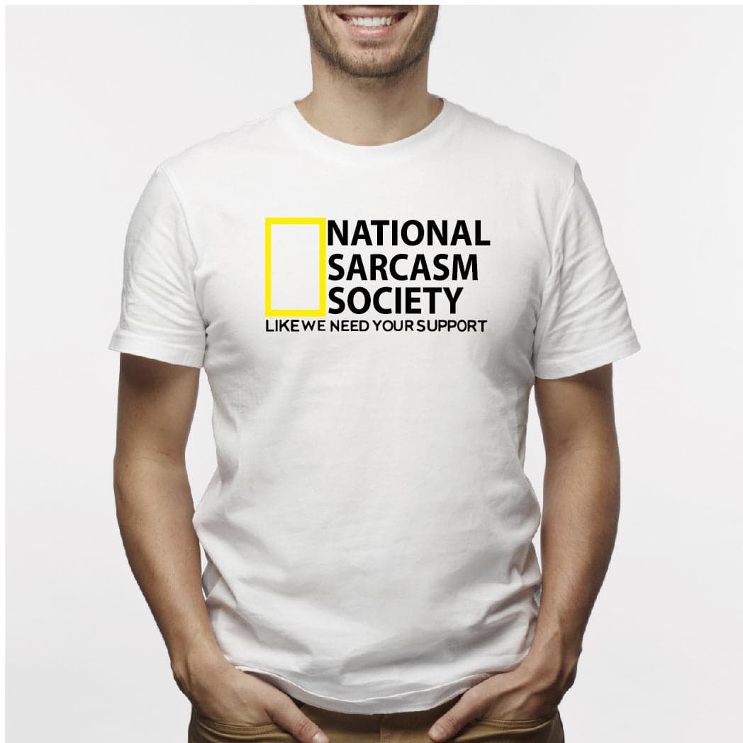 Camiseta estampada  para hombre T-shirt National Sarcasm Society — foto 3