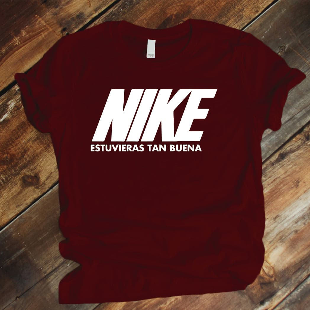 Camisa estampada para hombre  tipo T-shirt NIKE estuvieras tan buena — foto 2