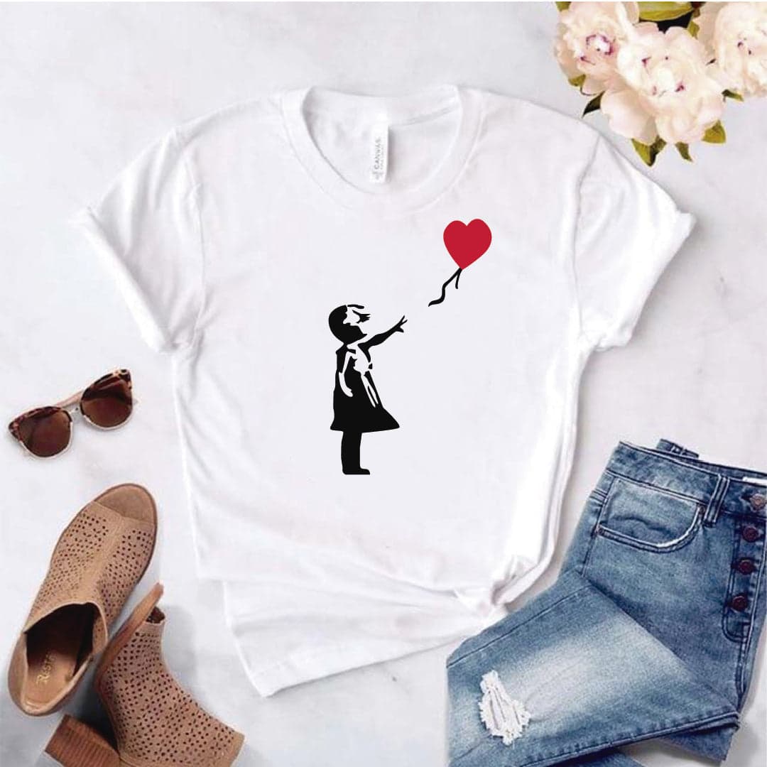 Camisa estampada  tipo T-shirt  NIÑA GLOBO — foto 2
