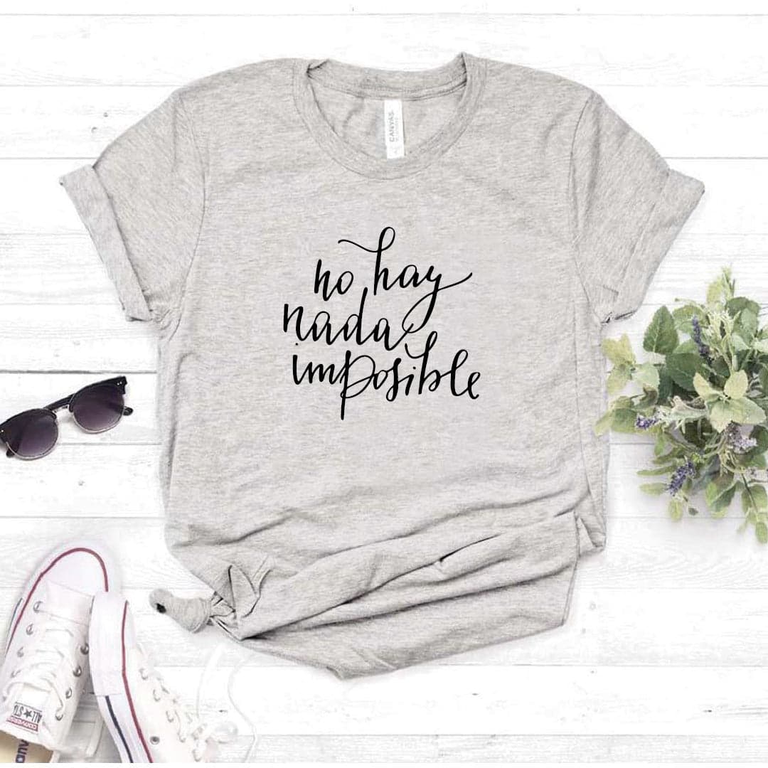 Camisa estampada  tipo T-shirt NO HAY NADA IMPOSIBLE — foto 2