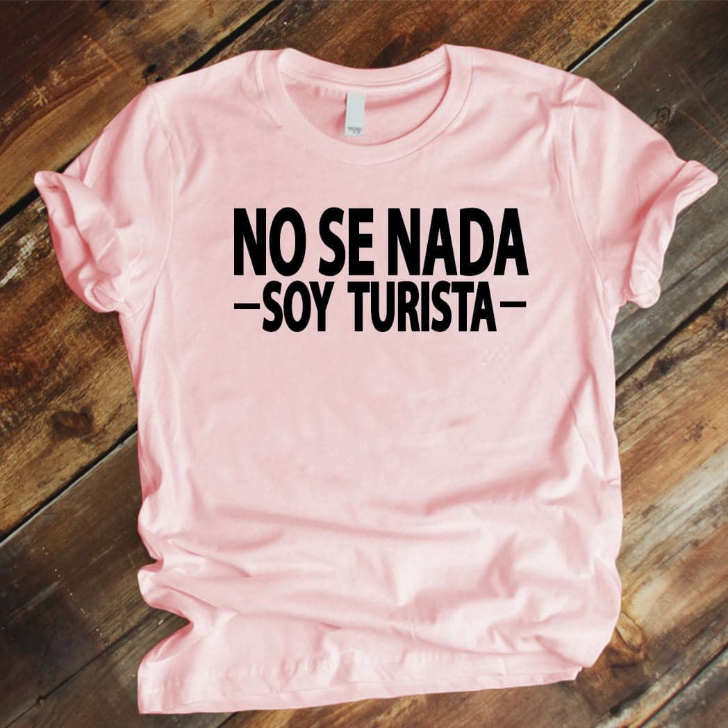 Camiseta Estampada T-shirt No se nada soy turista — foto 1