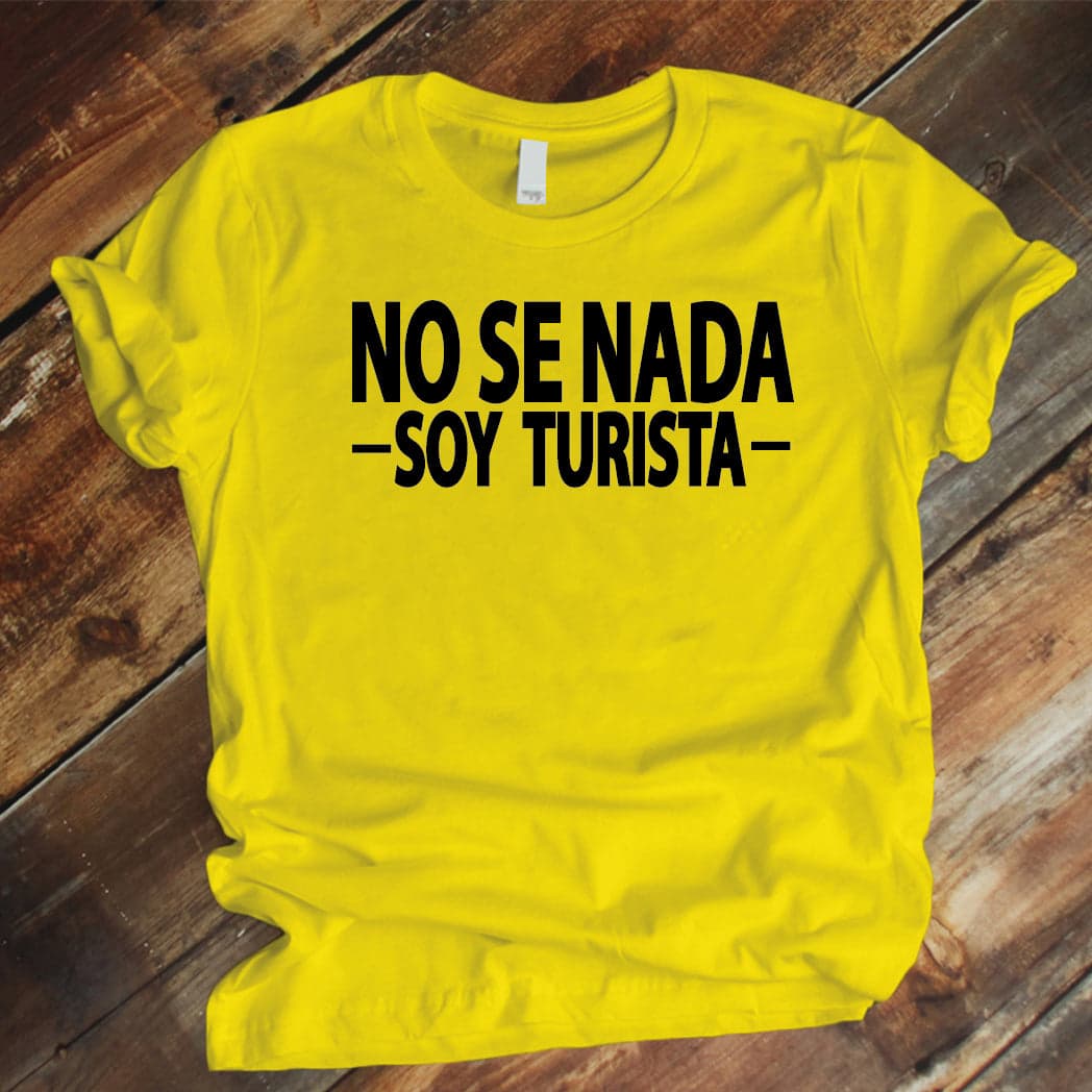 Camiseta Estampada T-shirt No se nada soy turista — foto 2