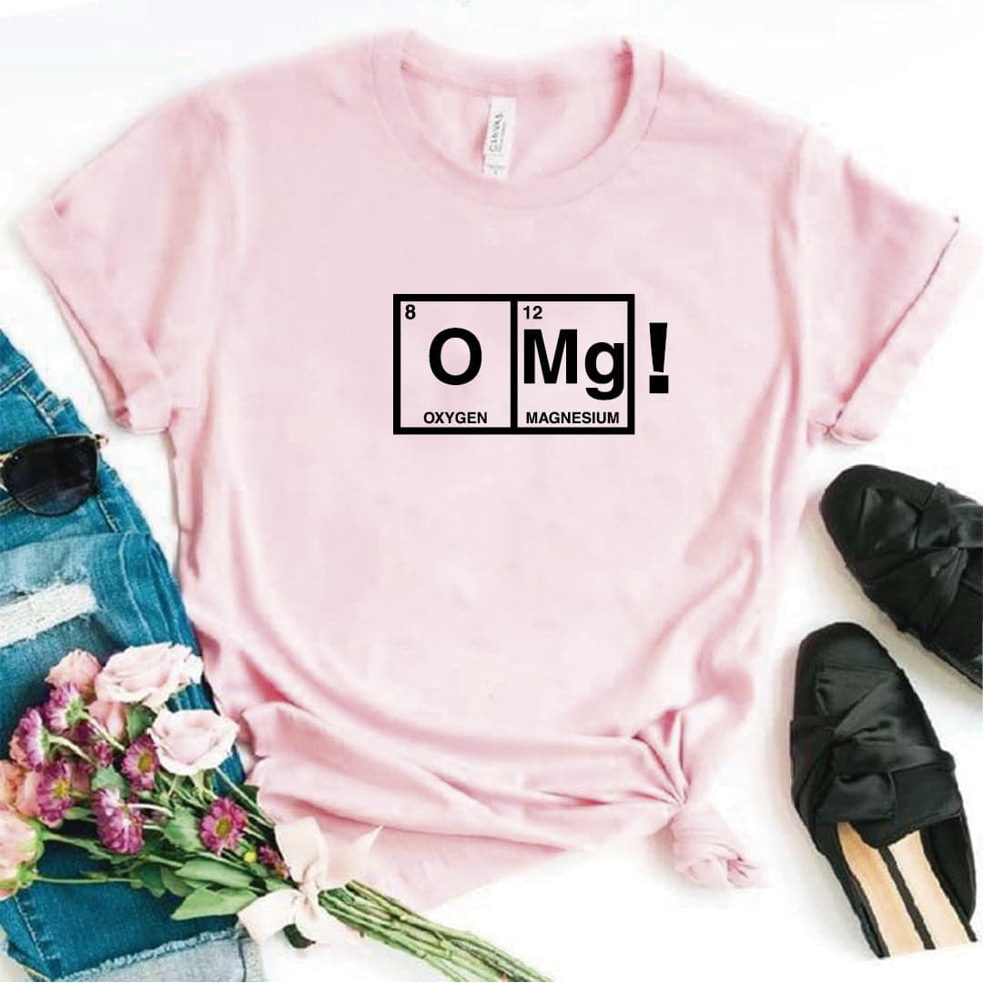 Camisa estampada  tipo T-shirt OMG TABLA PERIODICA — foto 8