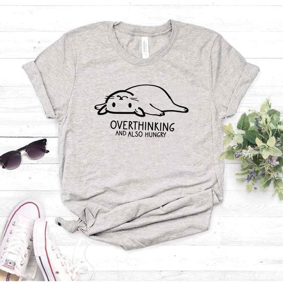 Camiseta estampada T-shirt Gatito Over Thinking — foto 2