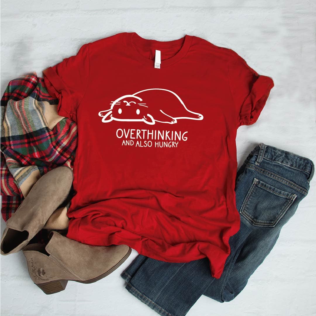 Camiseta estampada T-shirt Gatito Over Thinking — foto 7