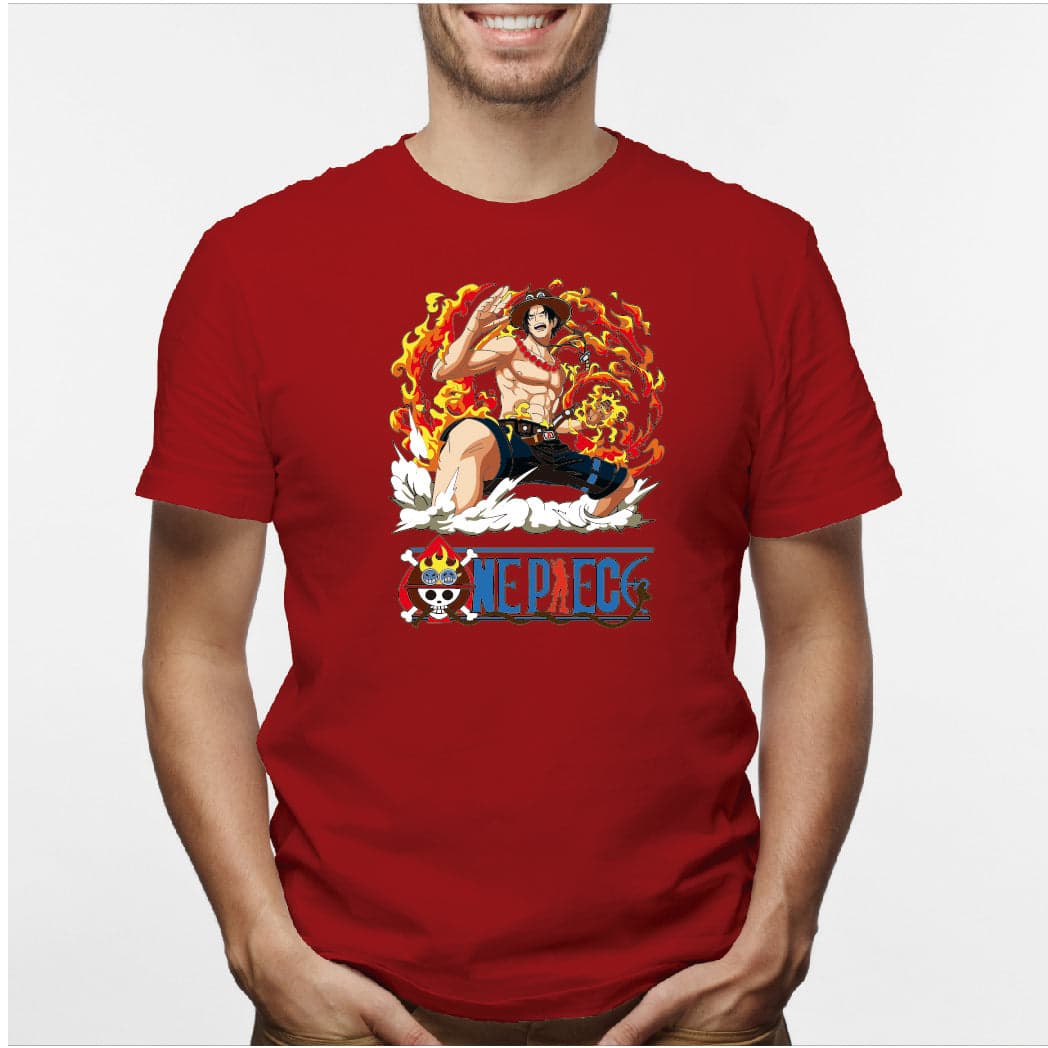 Camisa estampada en algodón para hombre tipo T-shirt One Piece — foto 5