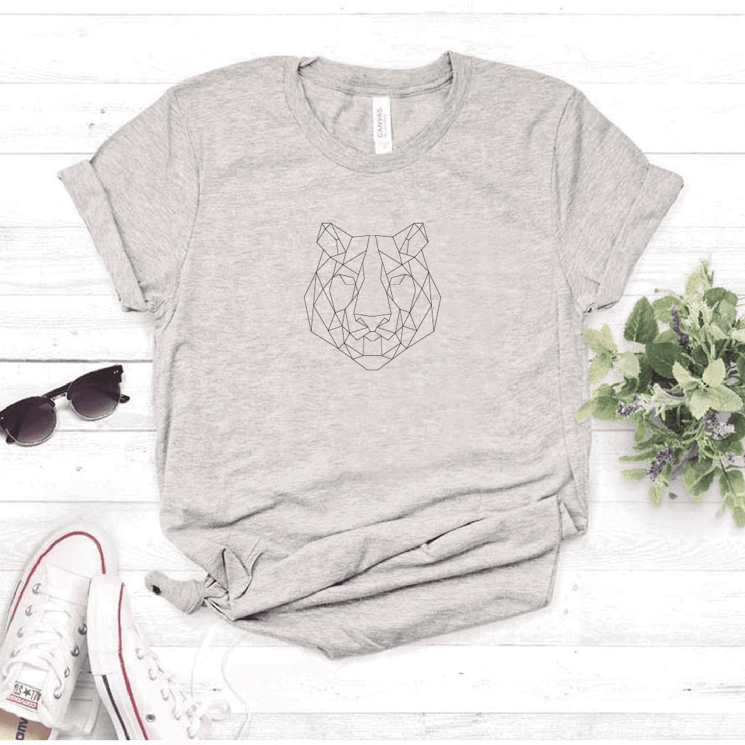 Camisa estampada tipo T- shirt Tigre Geométrico — foto 4