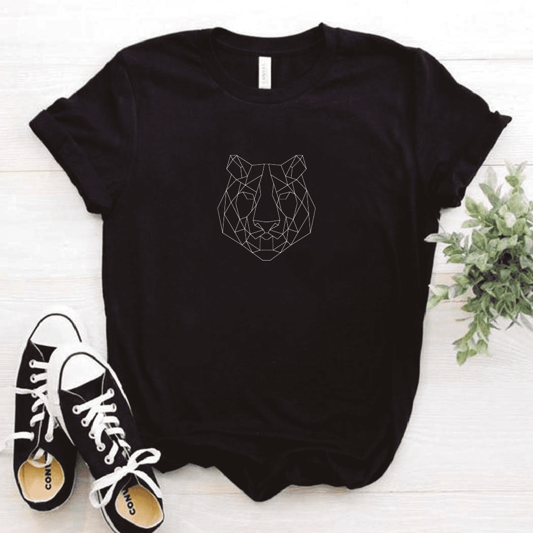 Camisa estampada tipo T- shirt Tigre Geométrico — foto 6