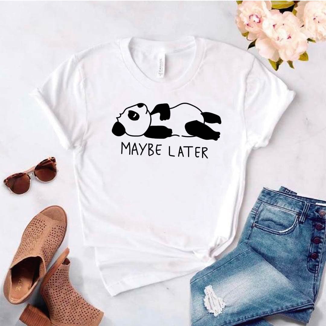 Camisetas estampada tipo T-shirt  MAYBE LATER — foto 1