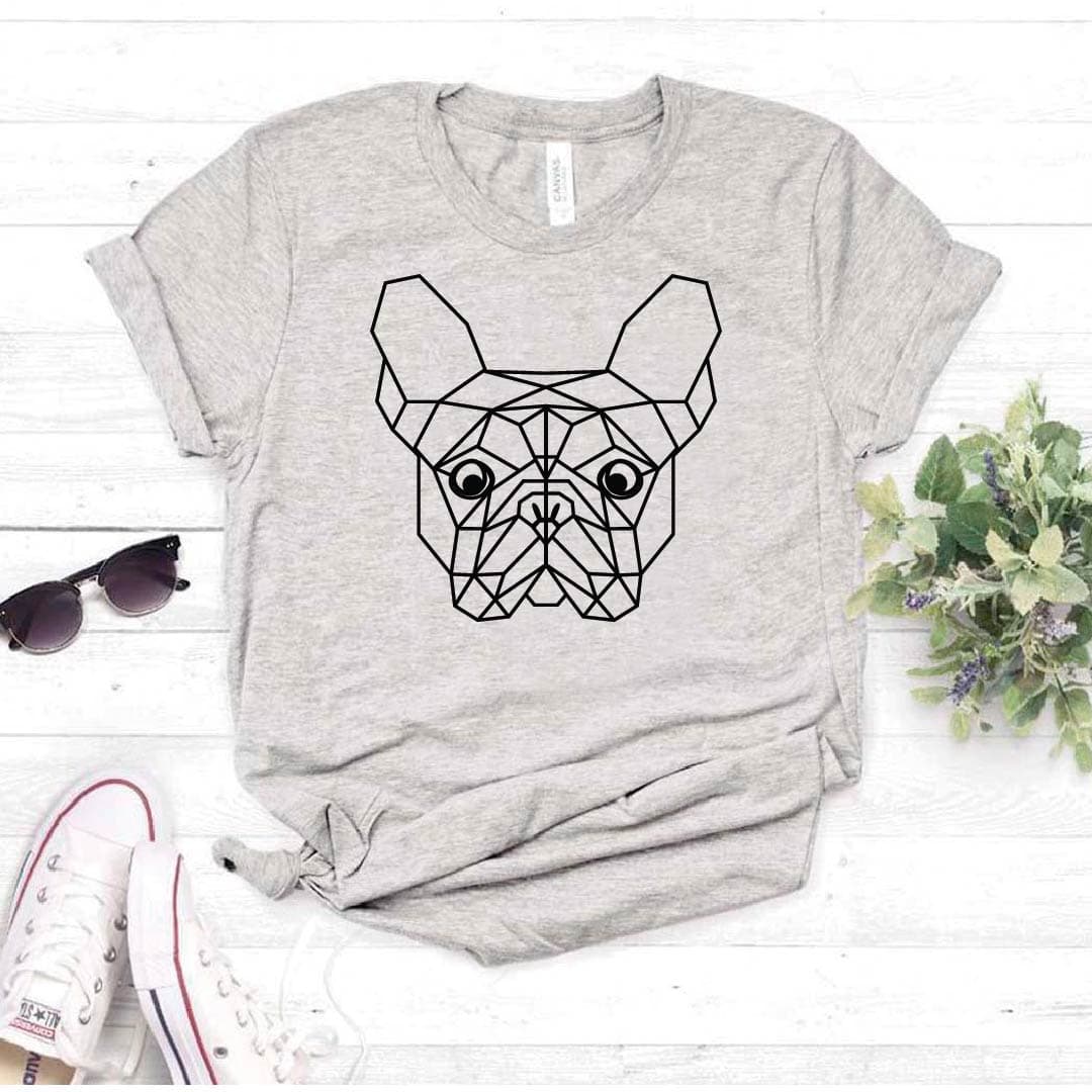 Camiseta estampada tipo T-shirt BOSTON TERRIER CARA (GEOMÉTRICO) — foto 7