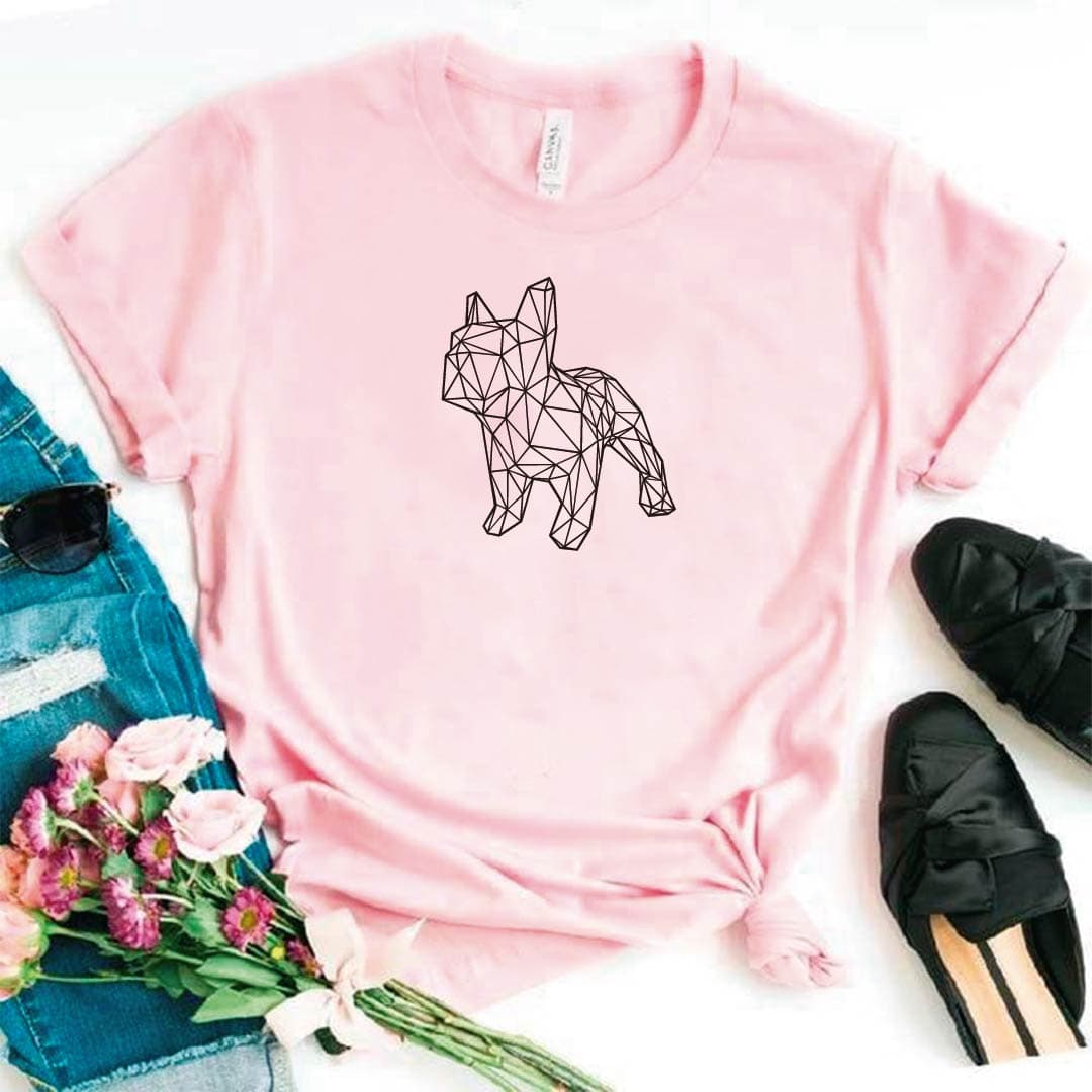 Camiseta estampada tipo T-shirt BOSTON TERRIER (GEOMÉTRICO) — foto 1