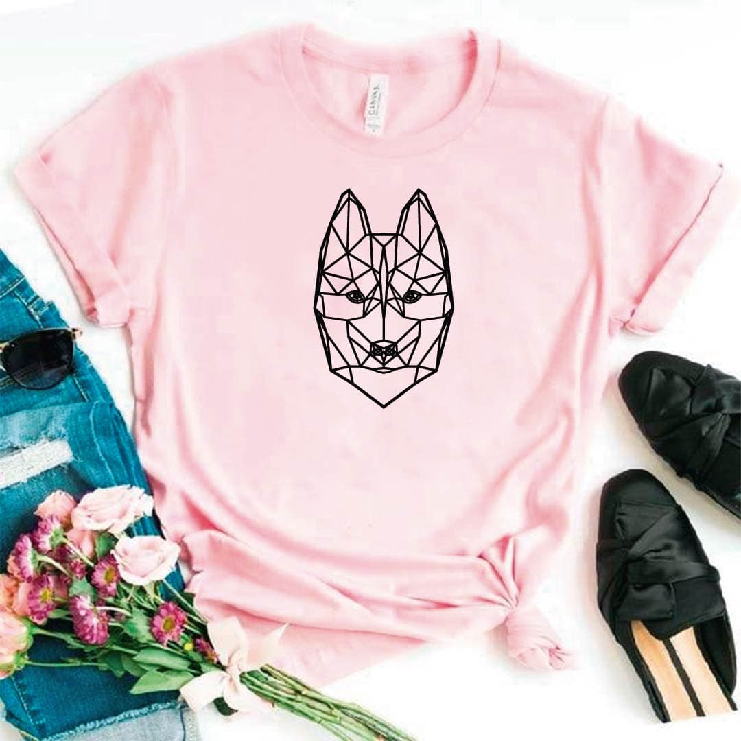 Camiseta estampada tipo T-shirt AKITA INU (GEOMÉTRICO) — foto 7
