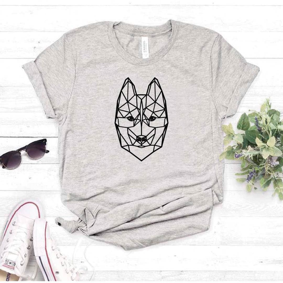 Camiseta estampada tipo T-shirt AKITA INU (GEOMÉTRICO) — foto 1