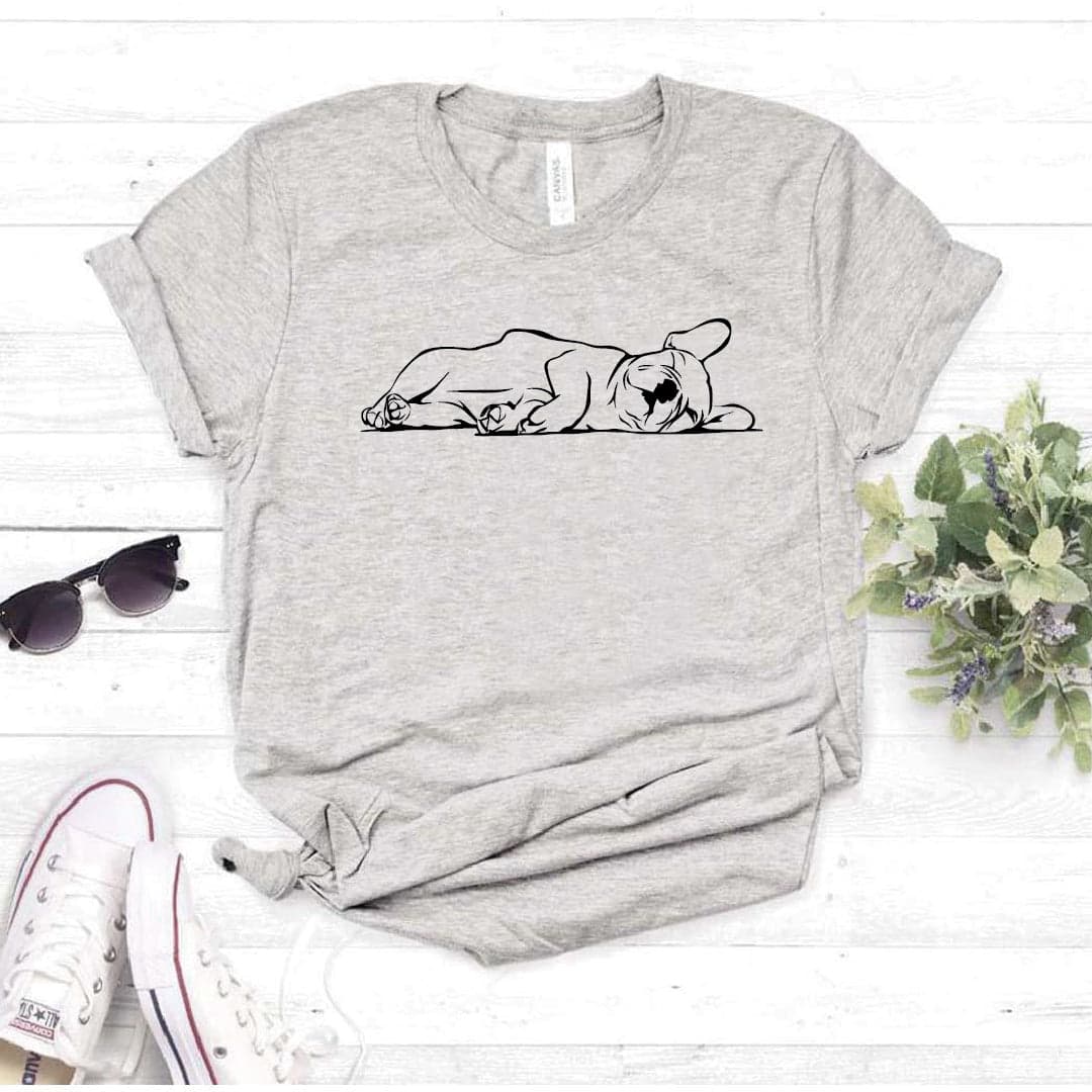 Camisa estampada  tipo T-shirt PERRITO ACOSTADO — foto 8