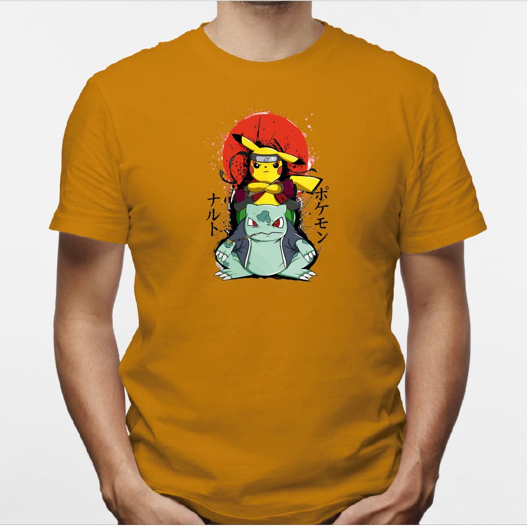 Camisa estampada en algodón para hombre tipo T-shirt PikachuRuto — foto 5