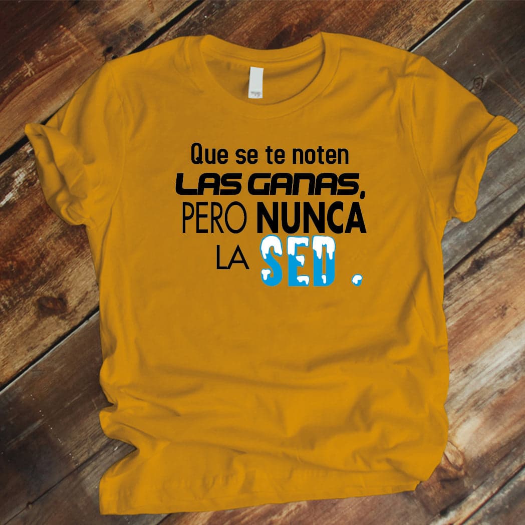 Camiseta Estampada T-shirt que se te noten las ganas pero nunca la sed — foto 5