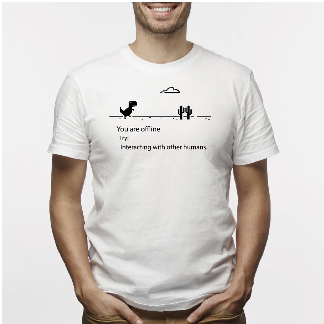 Camisa estampada tipo T- shirt NO INTERNET (HOMBRE) — foto 3