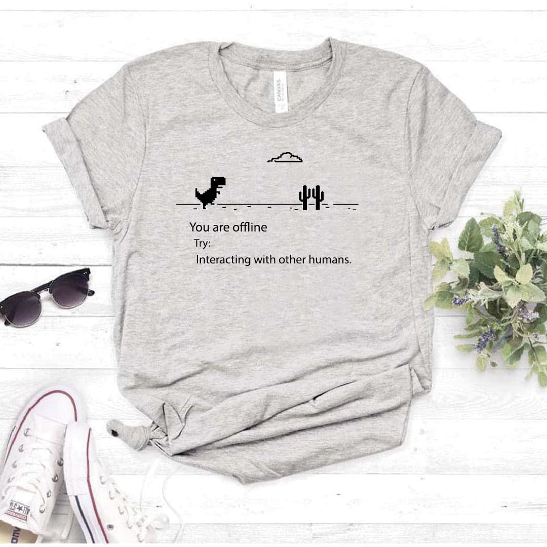 Camisa estampada tipo T- shirt NO INTERNET (DAMA) — foto 4