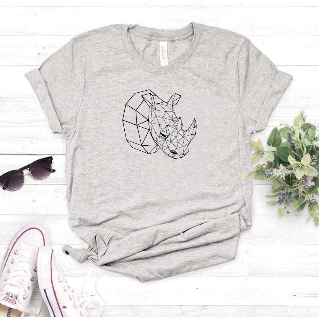 Camiseta estampada tipo T-shirt RINOCERONTE (GEOMÉTRICO) — foto 1