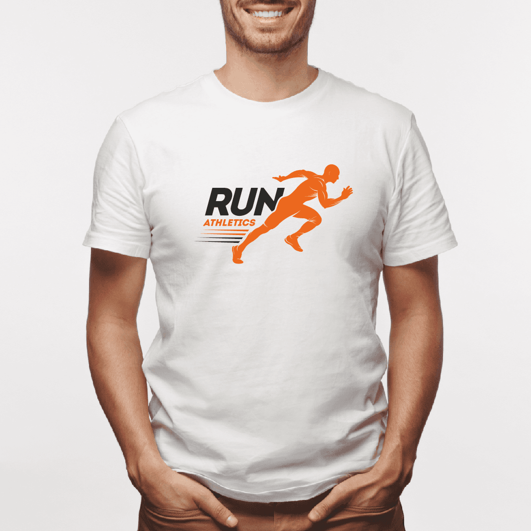 Camiseta estampada tipo T-shirt RUN ATHLETICS HOMBRE PREPARADO PARA CORRER (FITNESS) (HOMBRE) — foto 2