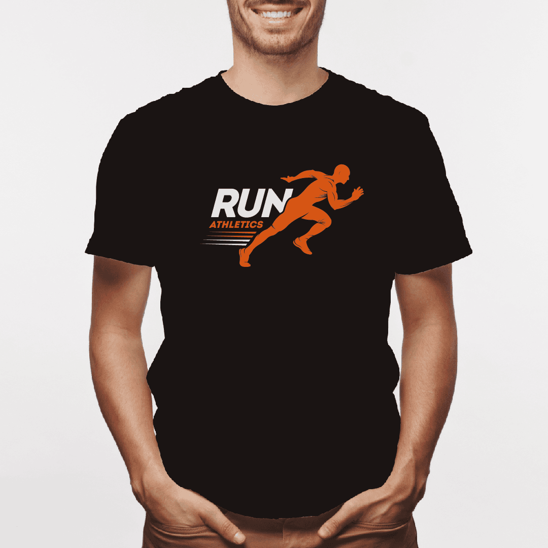 Camiseta estampada tipo T-shirt RUN ATHLETICS HOMBRE PREPARADO PARA CORRER (FITNESS) (HOMBRE) — foto 3