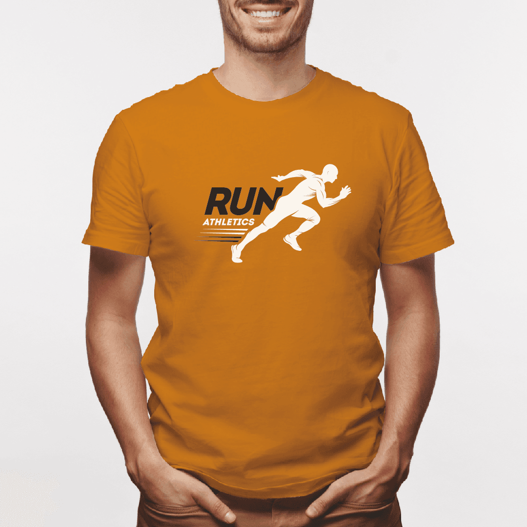 Camiseta estampada tipo T-shirt RUN ATHLETICS HOMBRE PREPARADO PARA CORRER (FITNESS) (HOMBRE) — foto 6