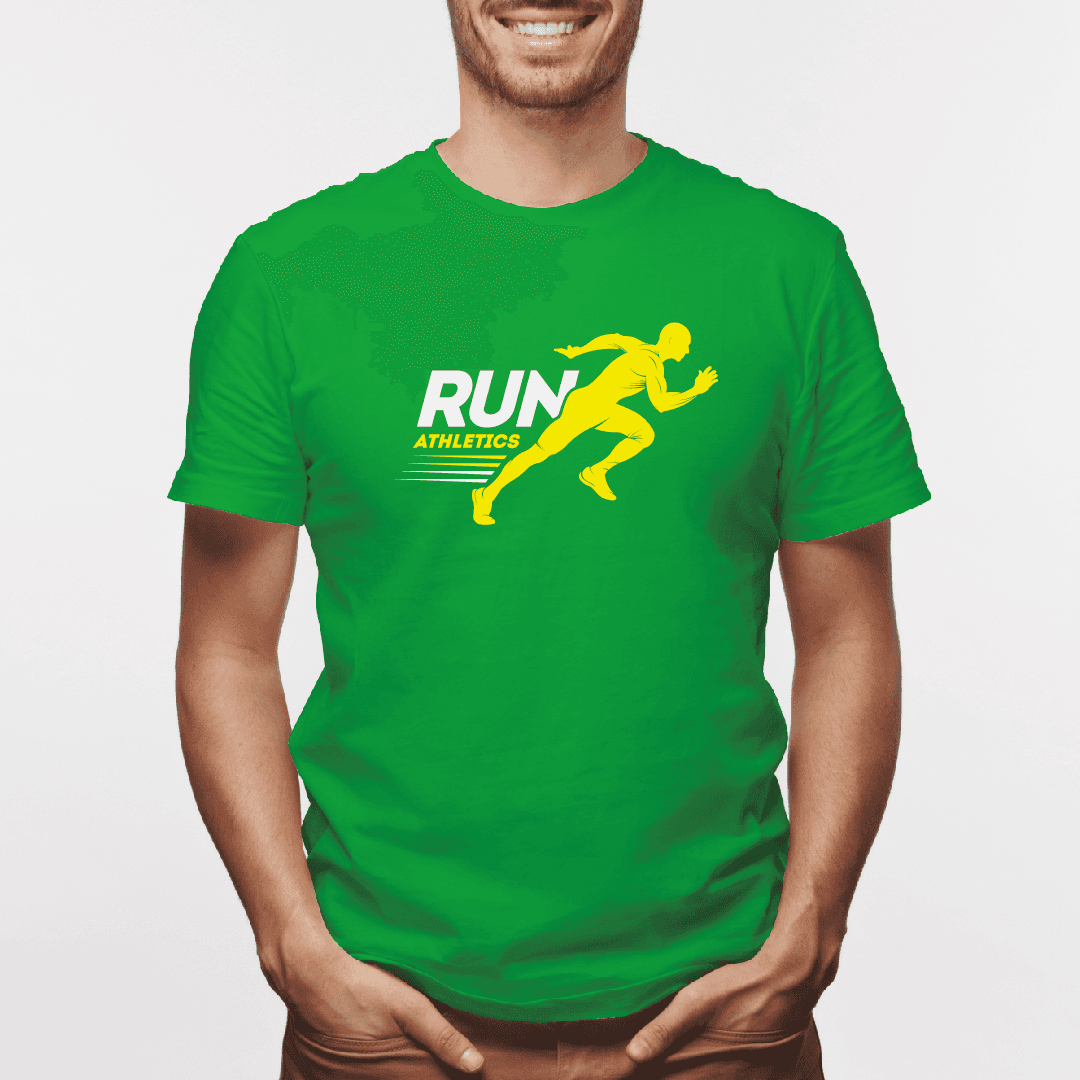 Camiseta estampada tipo T-shirt RUN ATHLETICS HOMBRE PREPARADO PARA CORRER (FITNESS) (HOMBRE) — foto 8