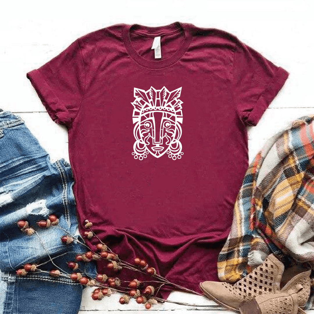 Camiseta estampada tipo T-shirt CARETA MAYA — foto 7