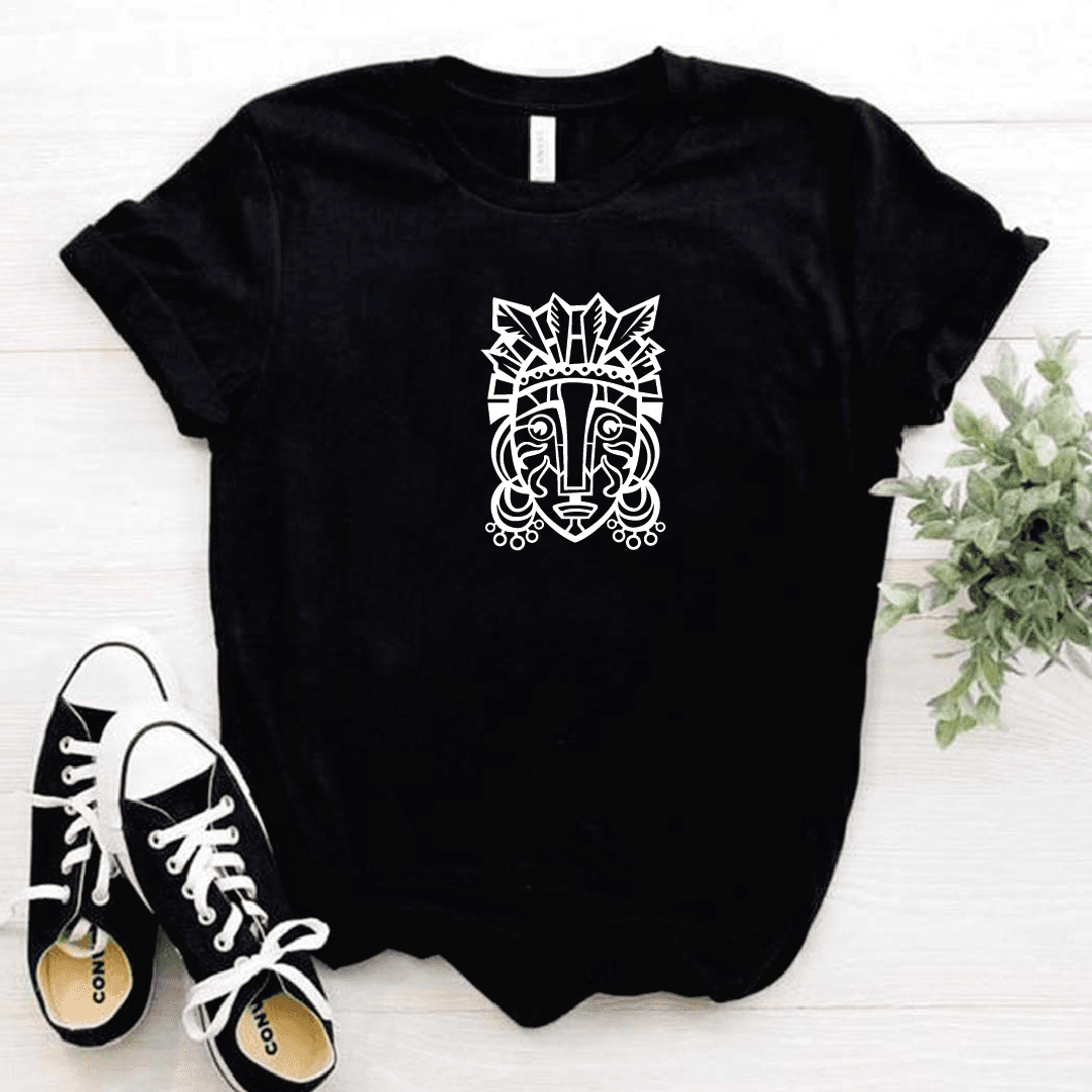 Camiseta estampada tipo T-shirt CARETA MAYA — foto 8