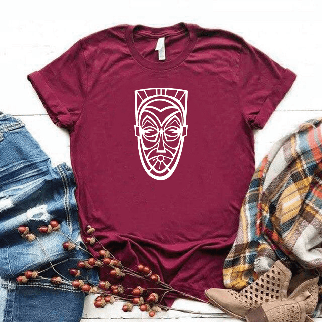 Camiseta estampada tipo T-shirt CARETA MAYA SIN PLIUMAS — foto 5