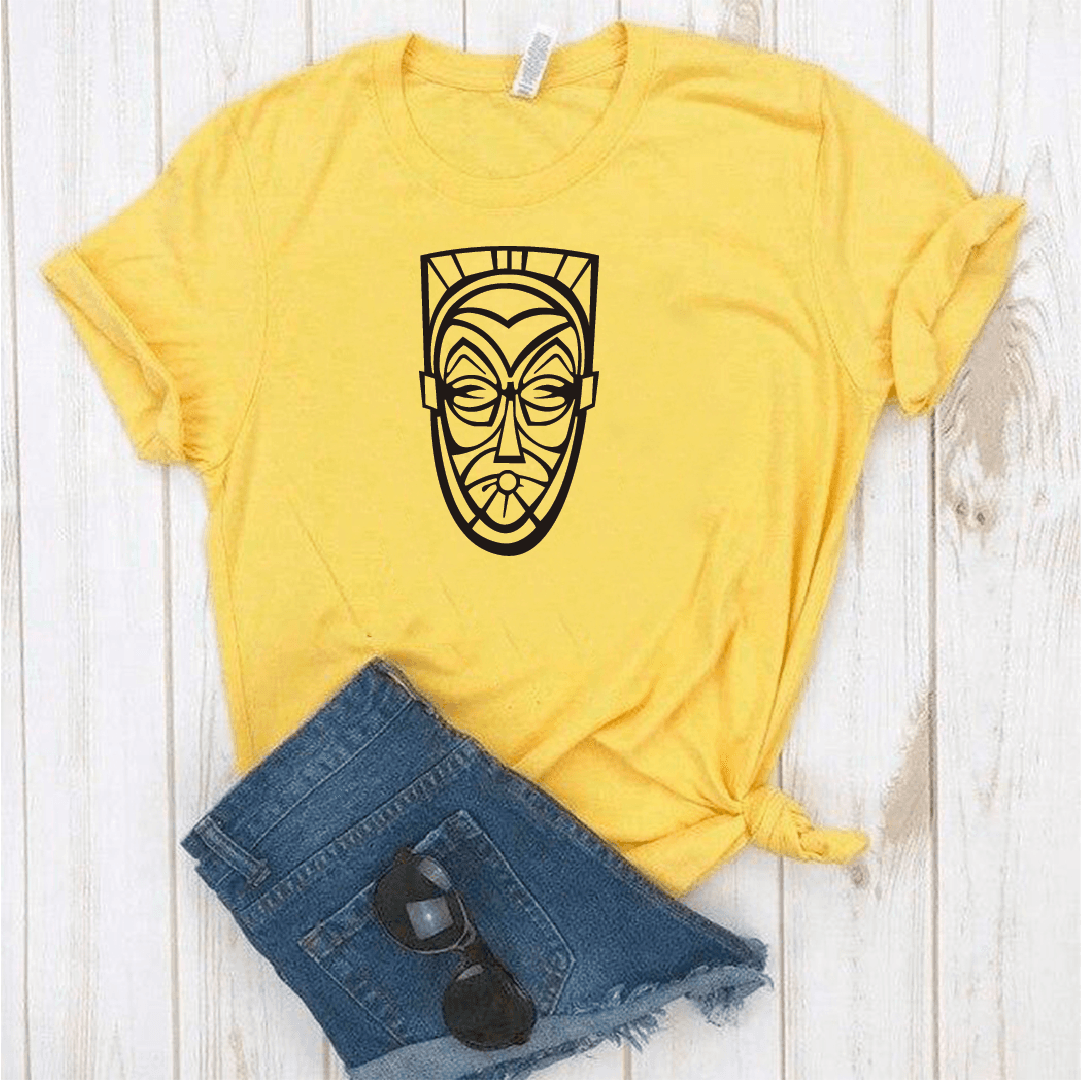 Camiseta estampada tipo T-shirt CARETA MAYA SIN PLIUMAS — foto 8
