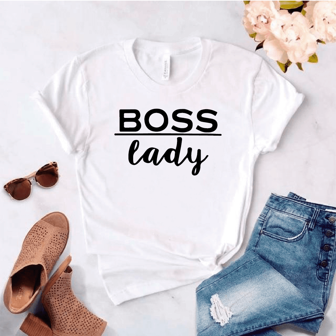 Camisa estampada tipo T- shirt BOSS  Lady (letra clásica) — foto 5