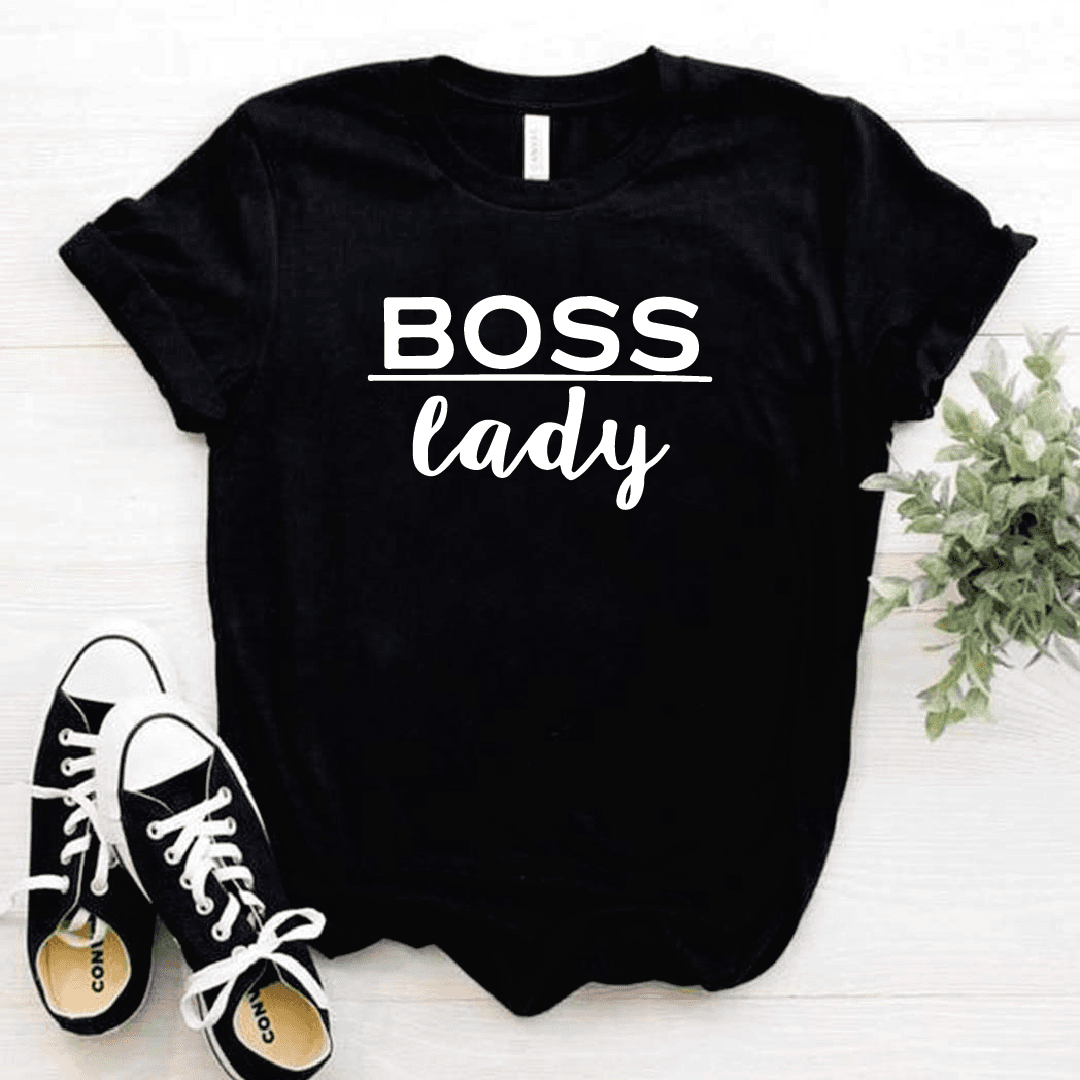 Camisa estampada tipo T- shirt BOSS  Lady (letra clásica) — foto 6