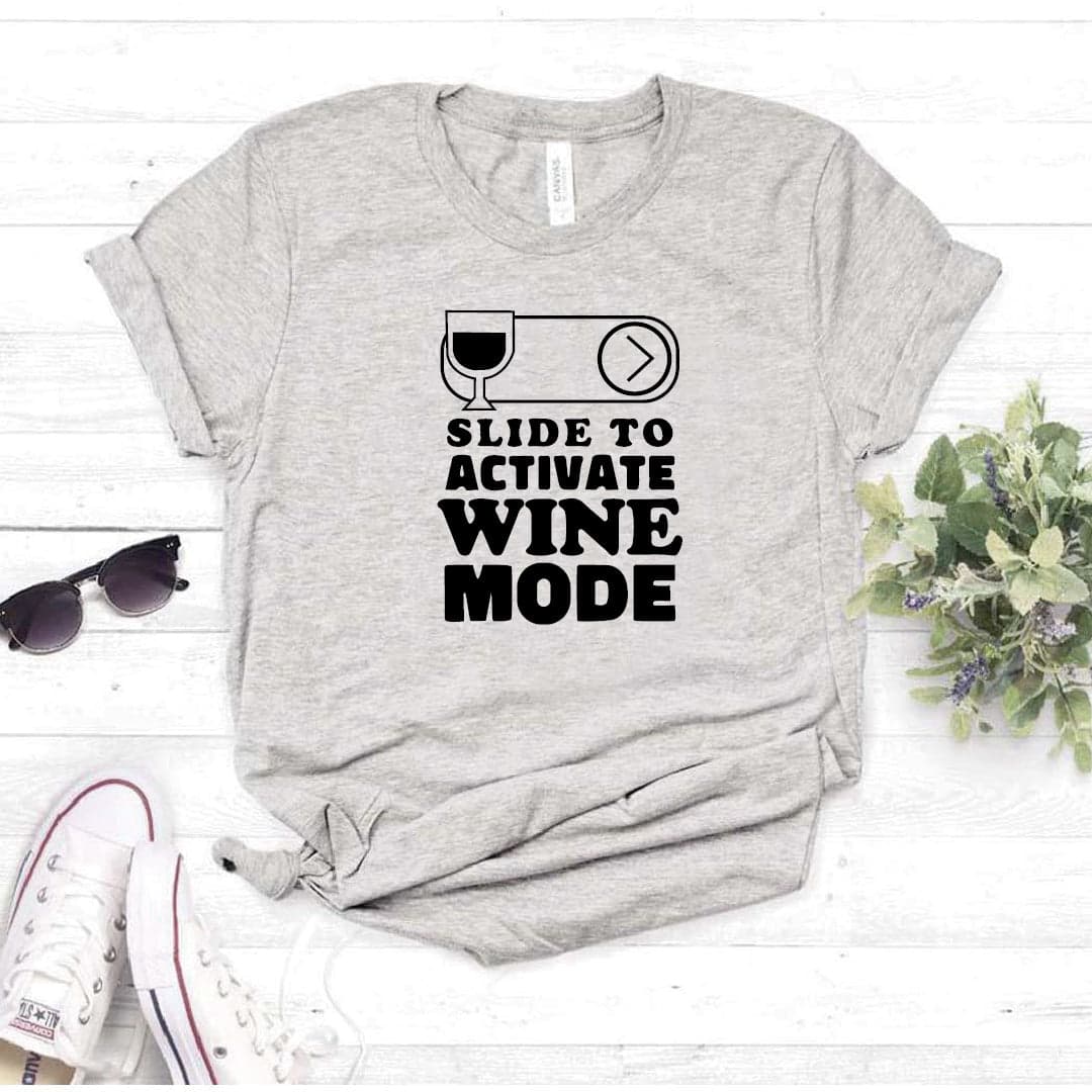 Camisa estampada tipo T- shirt SLIDE TO WINE — foto 7