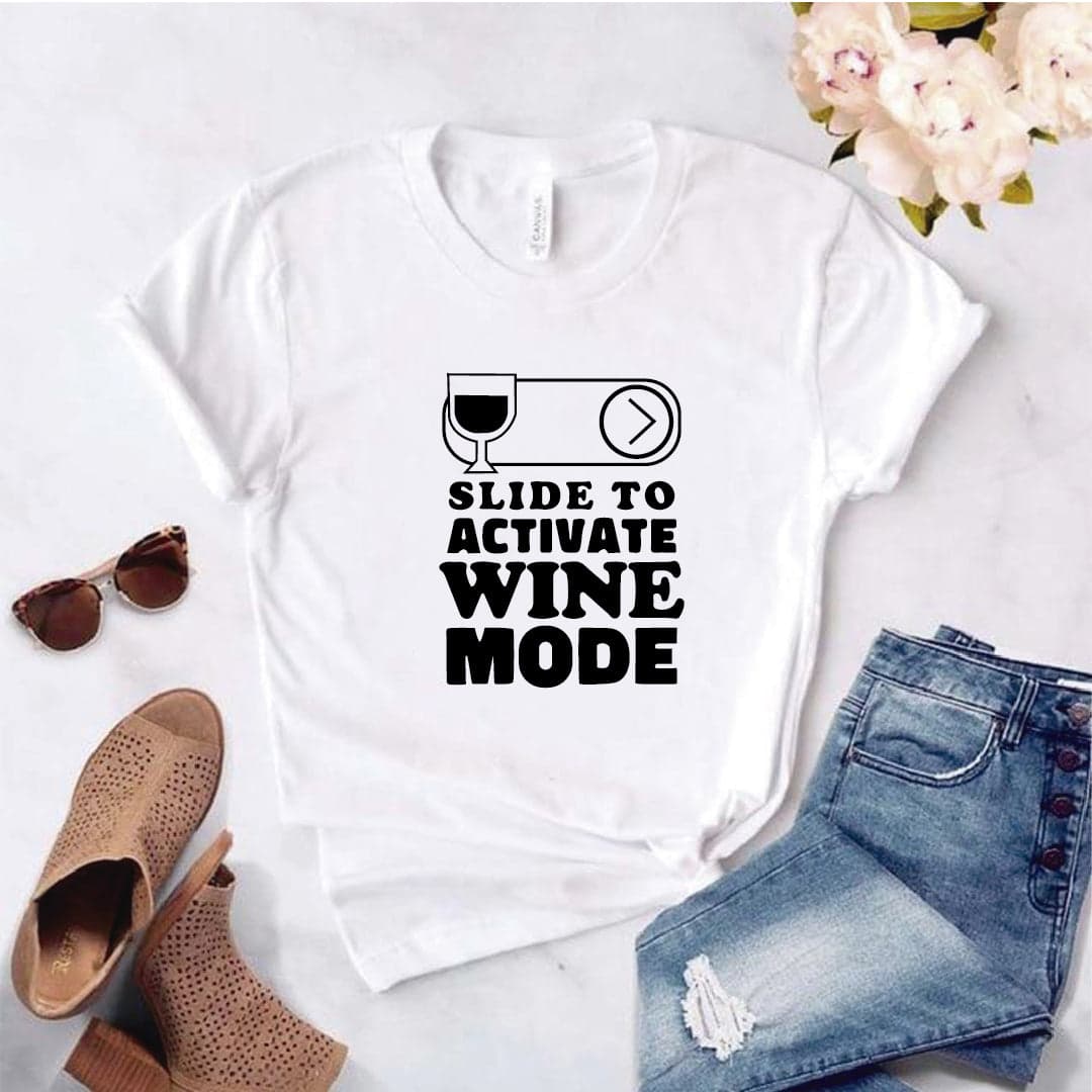 Camisa estampada tipo T- shirt SLIDE TO WINE — foto 8