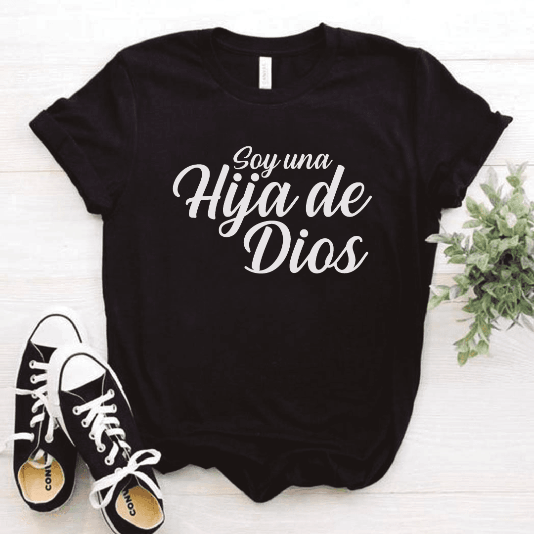 Camiseta estampada tipo T-shirt SOY UNA HIJA DE DIOS (CRISTIANOS) — foto 3