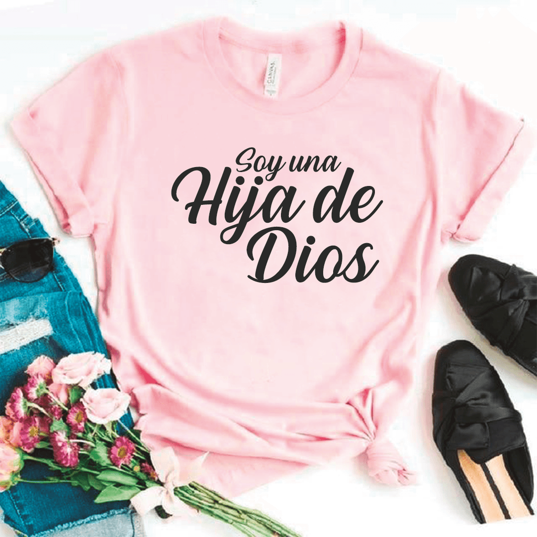 Camiseta estampada tipo T-shirt SOY UNA HIJA DE DIOS (CRISTIANOS) — foto 5