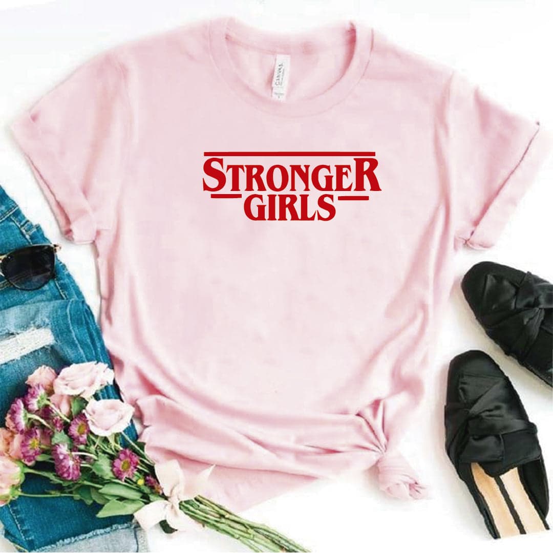 Camisa estampada tipo T- shirt STRONGER GIRLS — foto 6