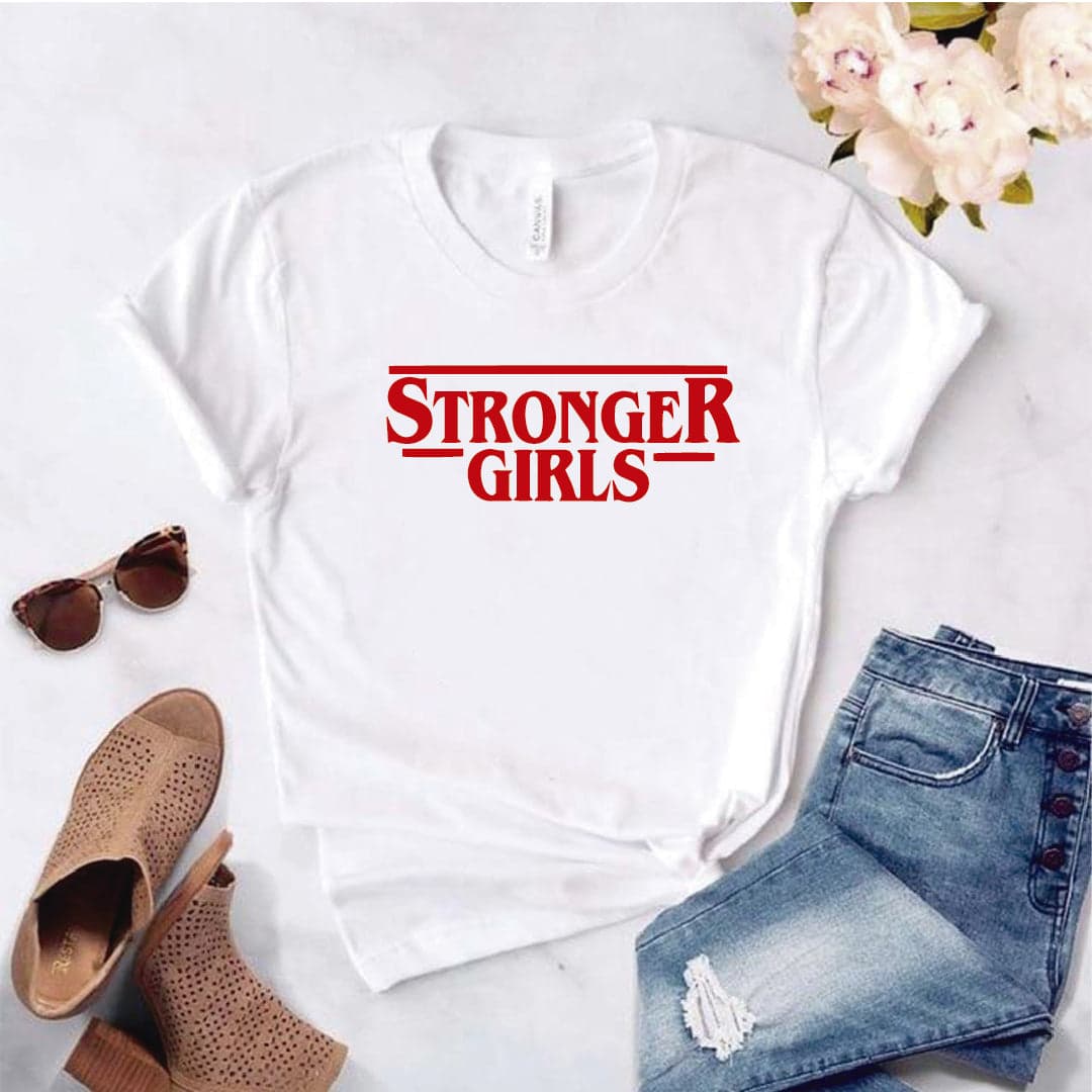 Camisa estampada tipo T- shirt STRONGER GIRLS — foto 2