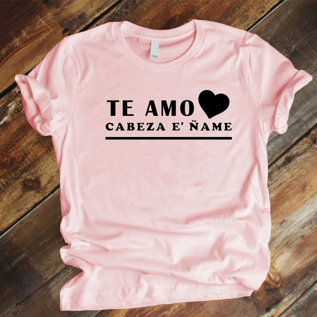 Camiseta Estampada T-shirt Te amo cabeza de ñame — foto 6