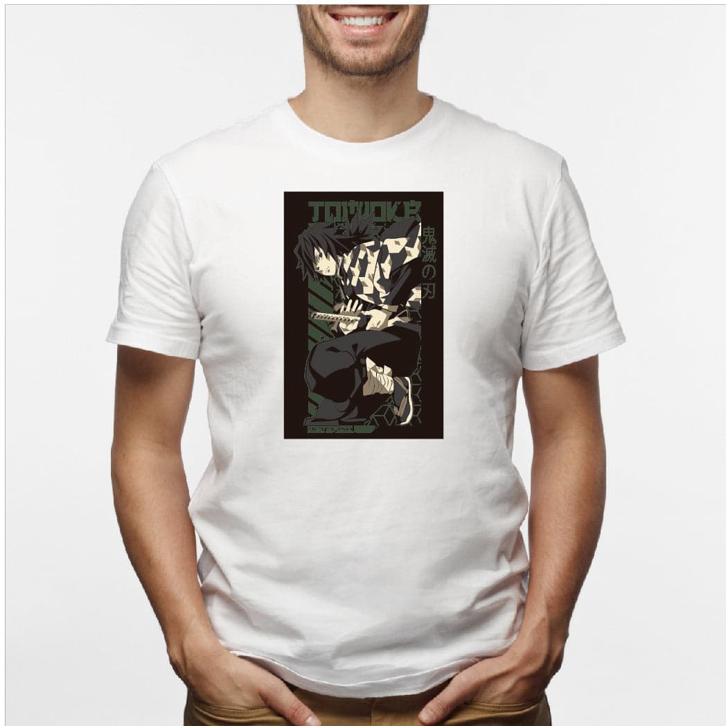 Camisa estampada en algodón para hombre tipo T-shirt Tomioka — foto 1