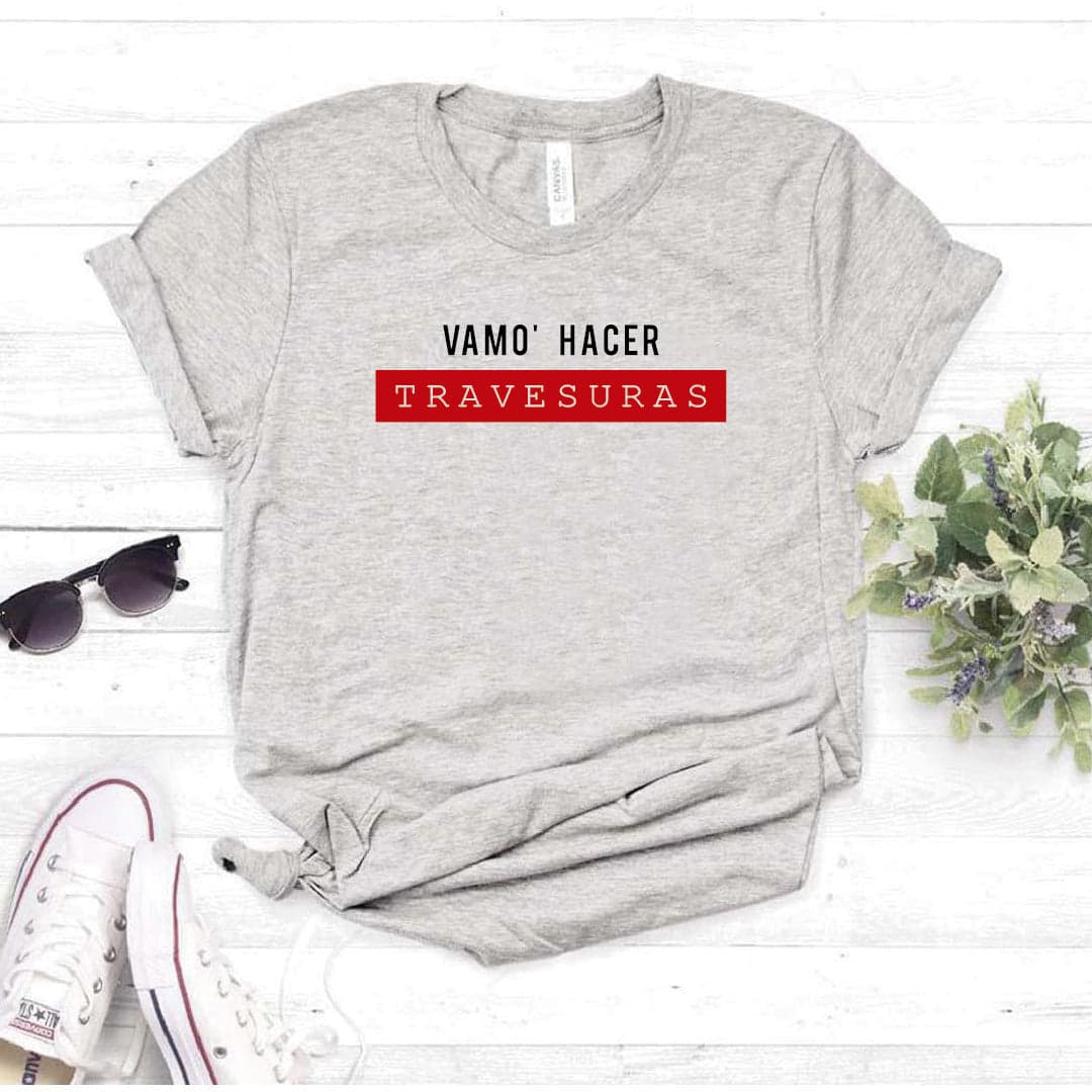 Camisa estampada tipo T- shirt VAMO HACER TRAVESURAS — foto 8